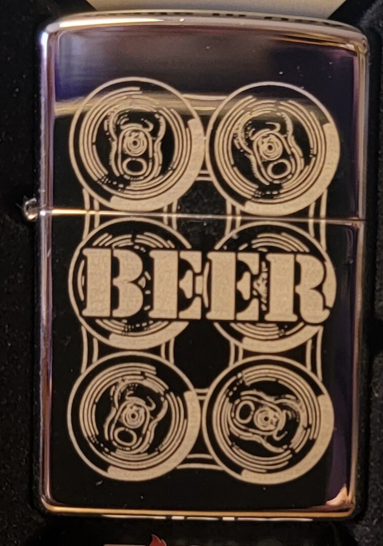 Zippo 24720 Six Pack High Polish Chrome New in Box Retired 2010