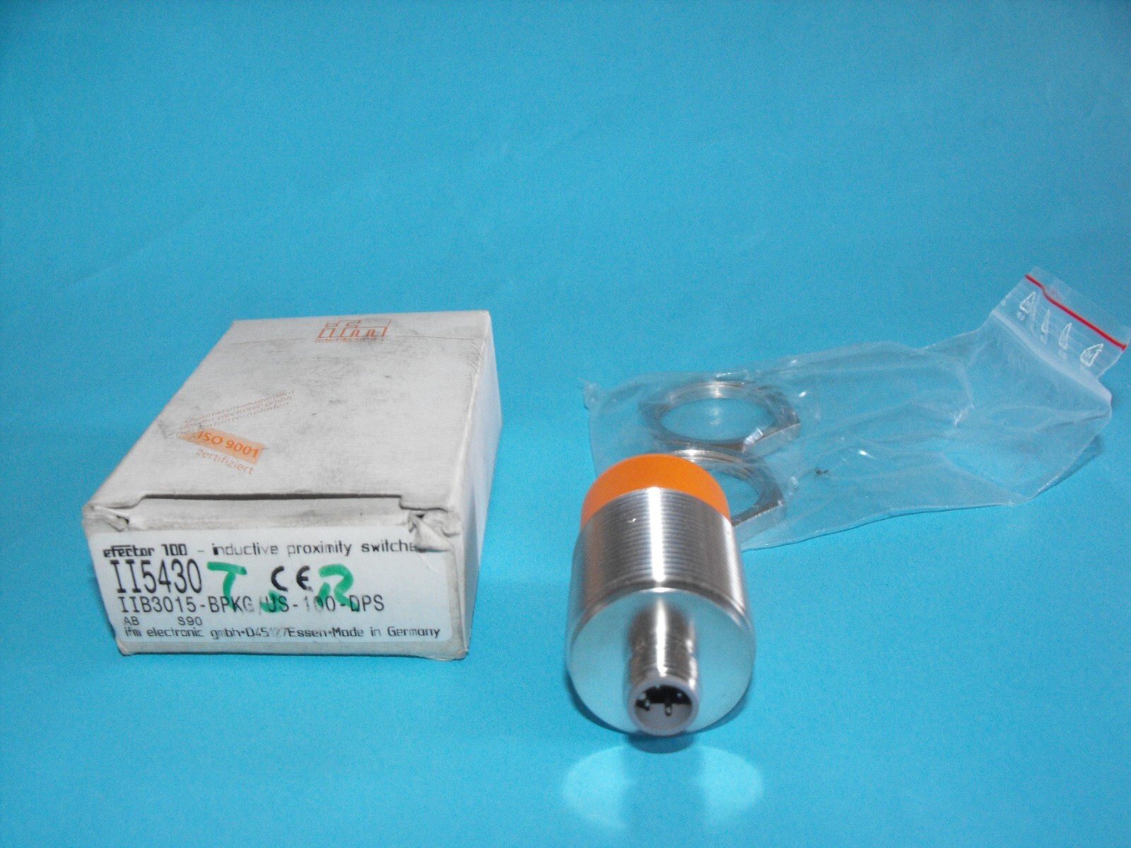 IFM EFECTOR II5430.IIB3015-BPKG/US-100-DPS.18-36VDC.Inductive Sensor.NEW.