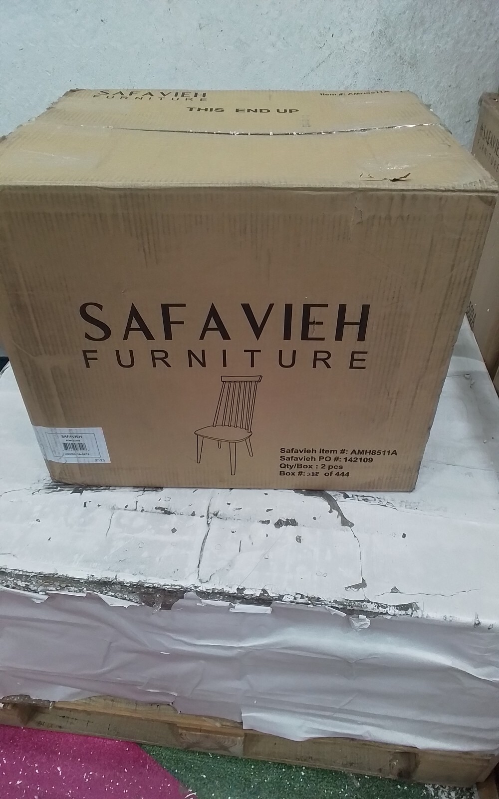Safavieh BURRIS SIDE CHAIR, Reduced Price 2172741212 AMH8511A
