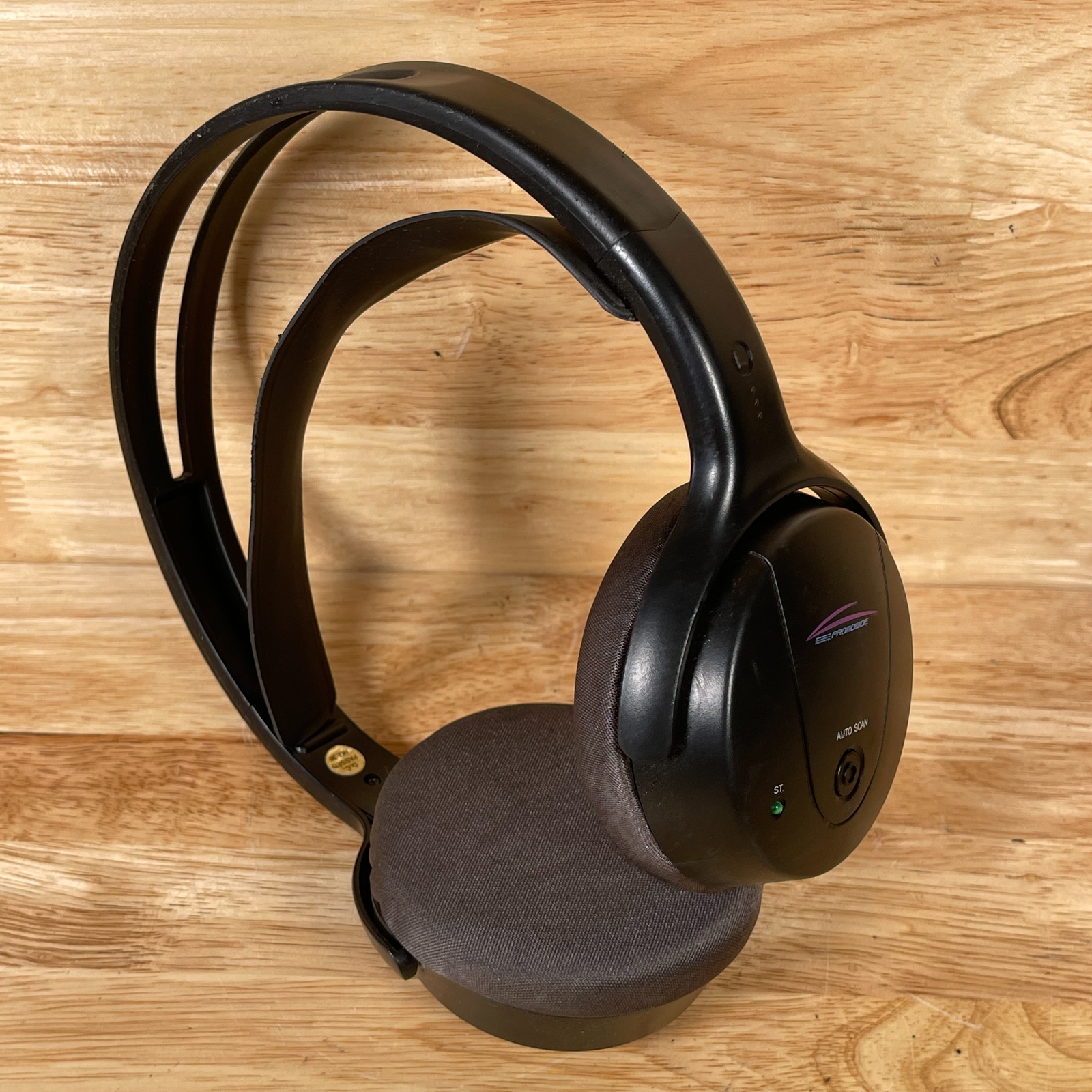 Promowide Black Wireless Headband Noise Cancelling Bluetooth Over-Ear Headset