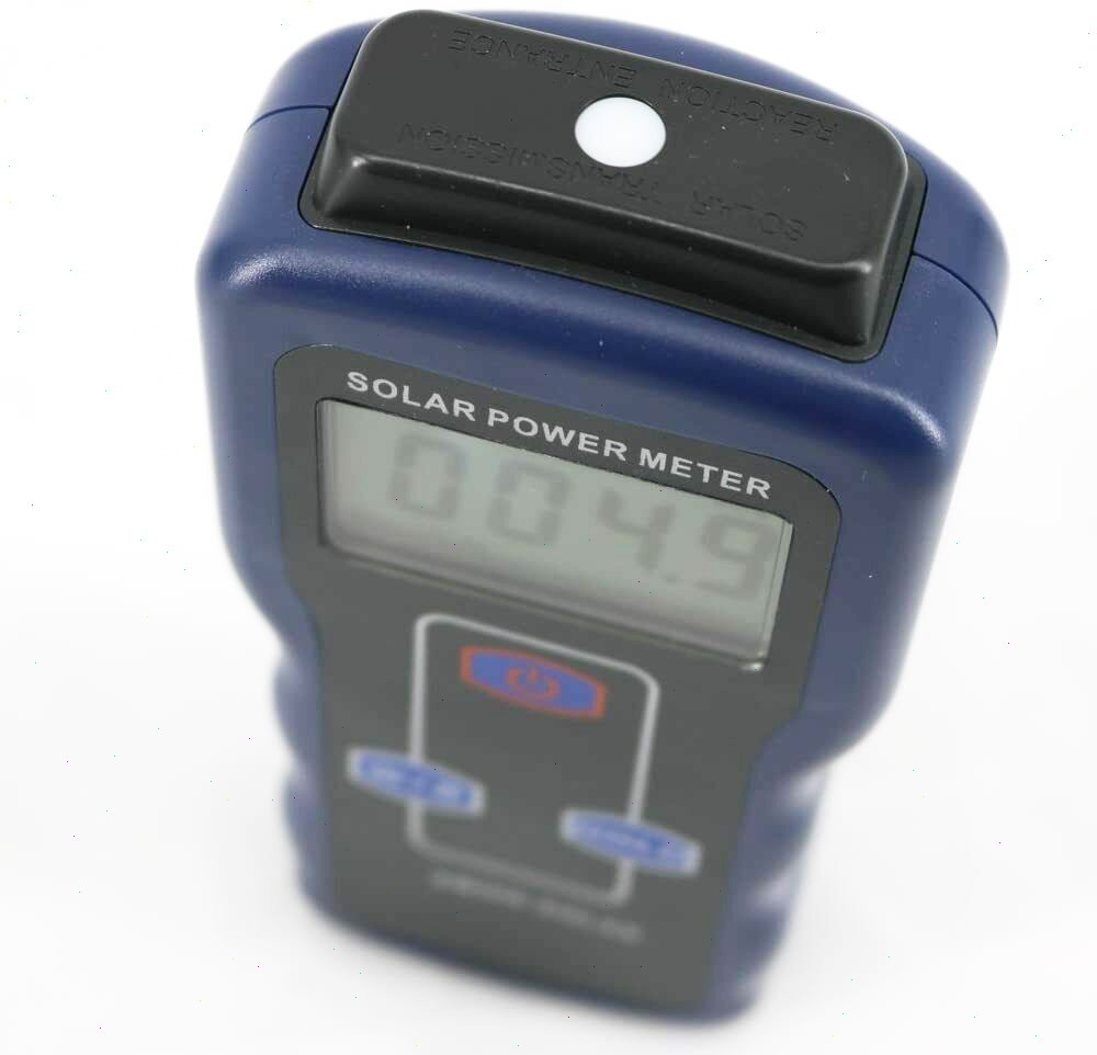 Solar Power Meter Solar Radiation Meter Tester For Testing Sun Light Radiation