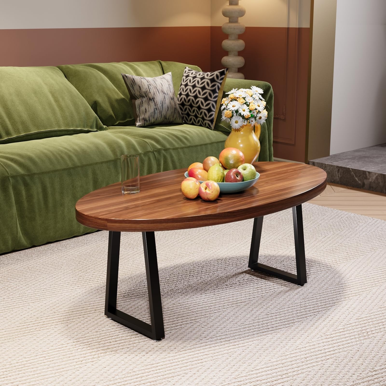 Yidi Furniture Legs 16 Inch Trapezoid Heavy Duty Sofa Bench Adjustable Metal