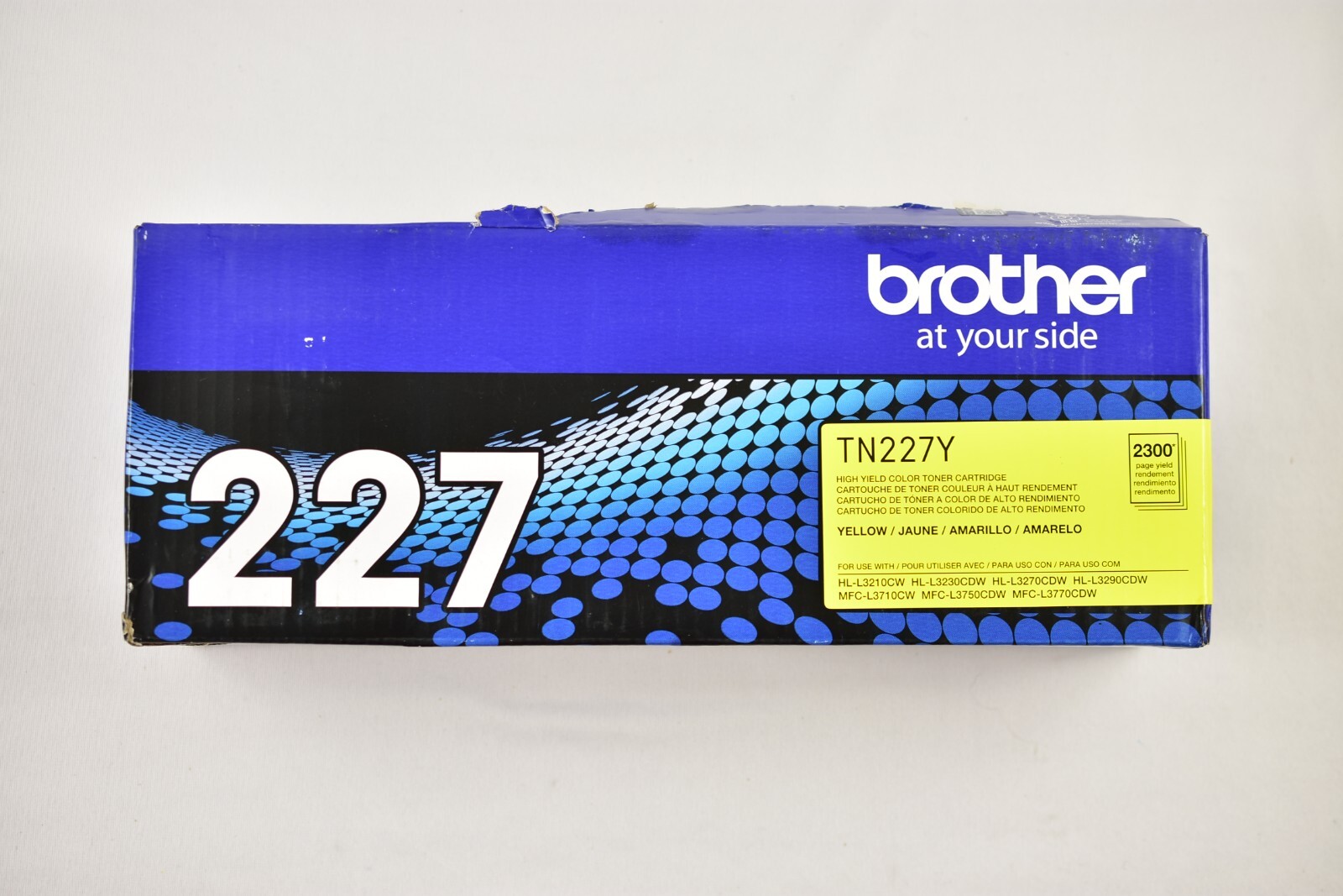 Brother TN227Y High Yield Yellow Toner Cartridge Genuine NO RETAIL BOX