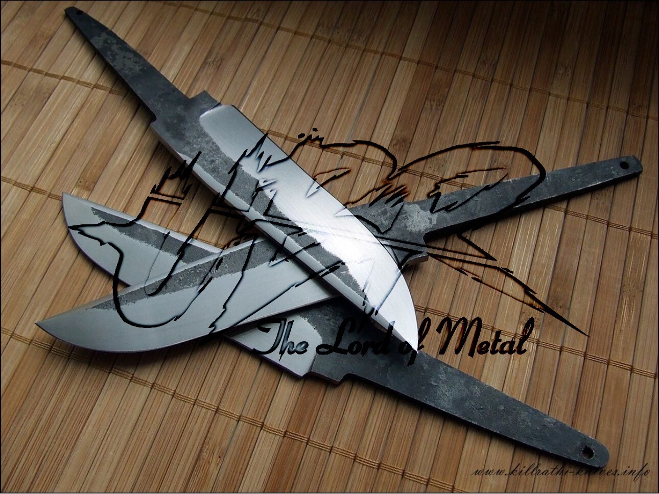 LOT OF 3 CUSTOM HANDMADE CARBON STEEL BLANK BLADES FOR KNIFE MAKING SUPPLIES