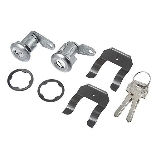 1Set DL15500 Car Door Lock Cylinder W/Keys for Ford F250 F350 1967-1979