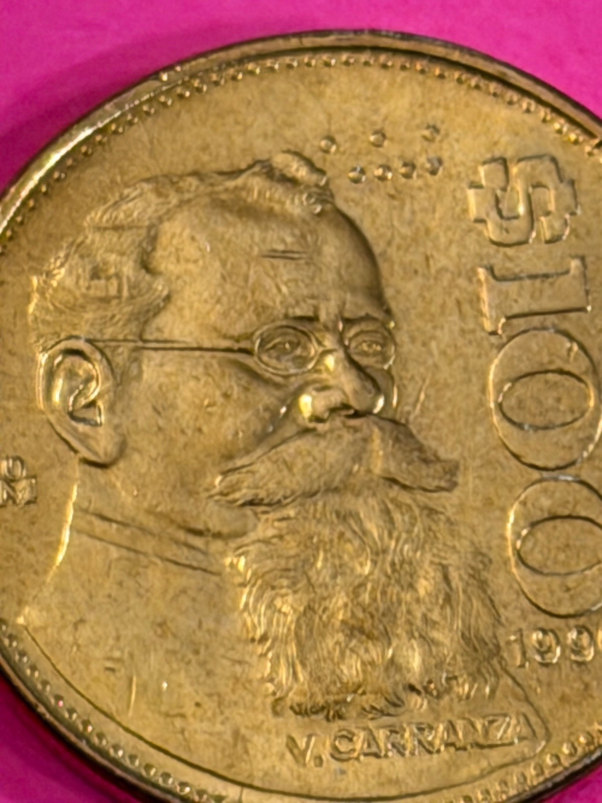 COIN MEXICO 1990 100 PESOS UNCIRCULATED FREE SHIPPING