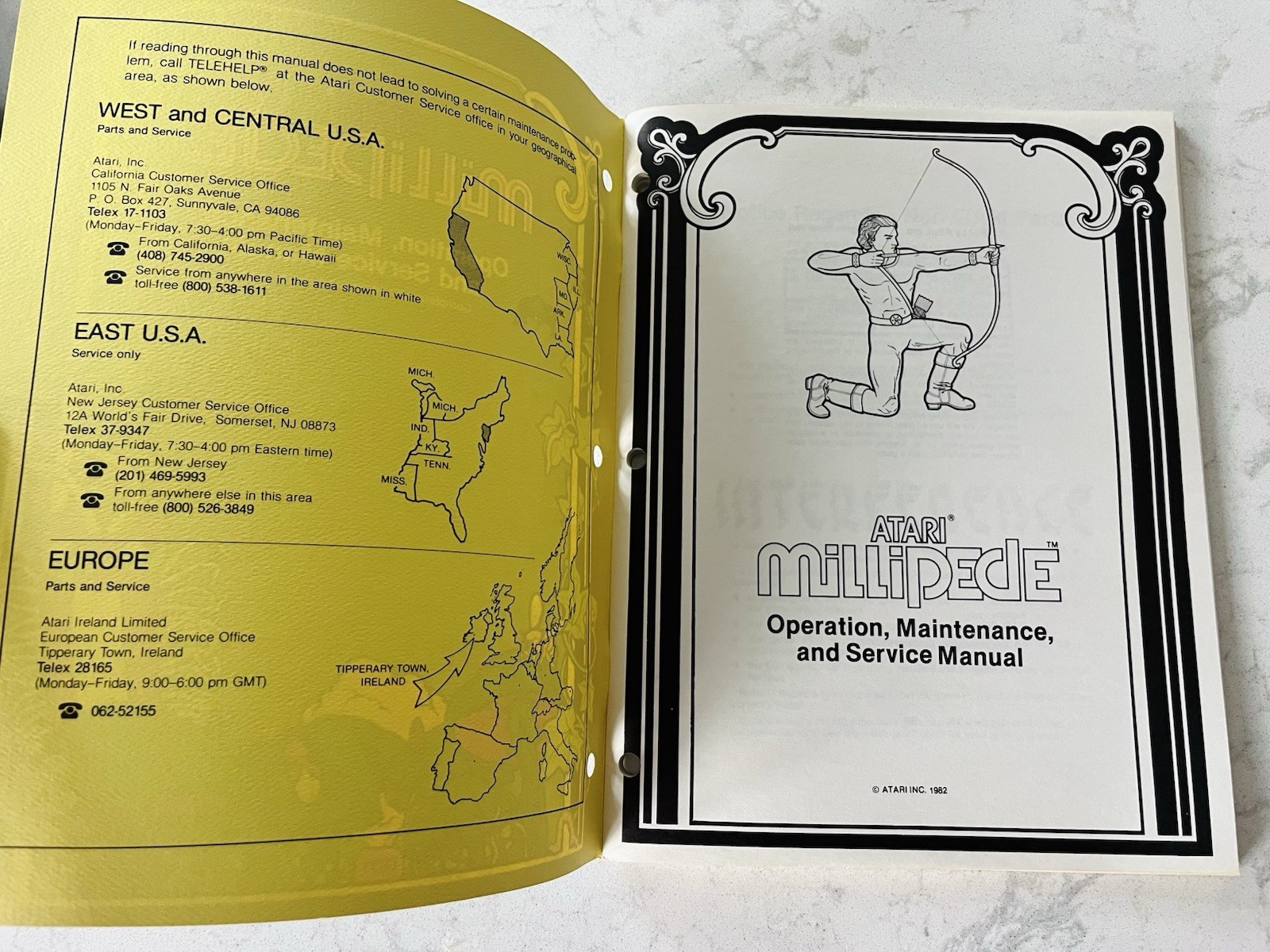 MILLIPEDE Operations Maintenance and Service Manual + Schematics + Supp. 1982