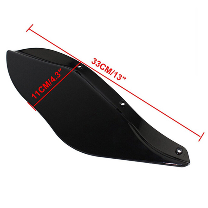 Front Side Fairing Air Deflector Windshield Kit For Harley '96-13 Electra Glide
