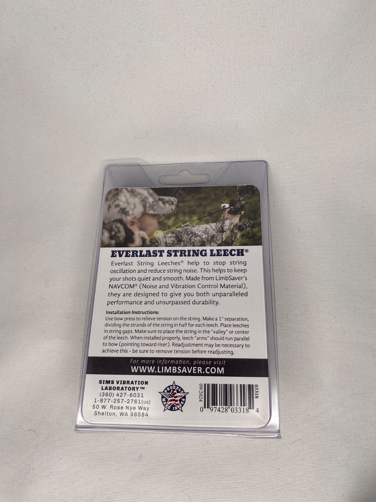 Limbsaver Everlast Bow String Leech - 2 pack (Black) #3318