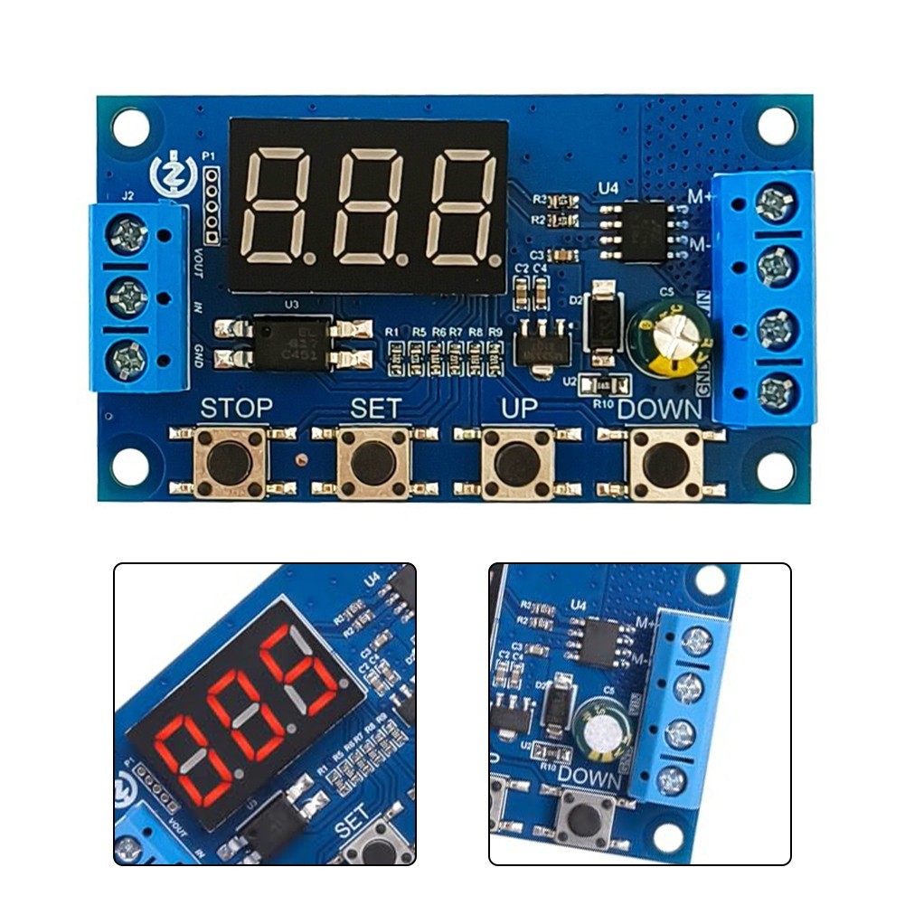 Compact DC Motor Controller 50W with Control Timer and Memory for Models