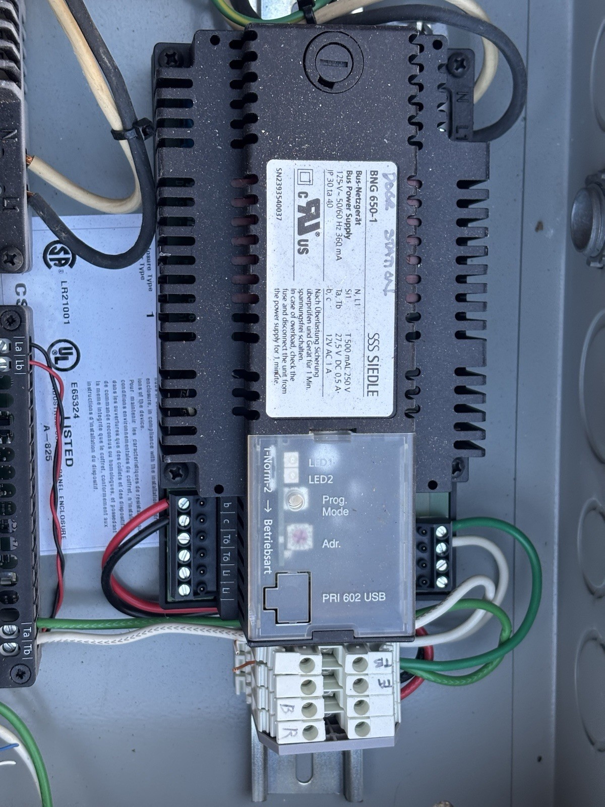 Siedle BNG 650 Power Supply For BUS System