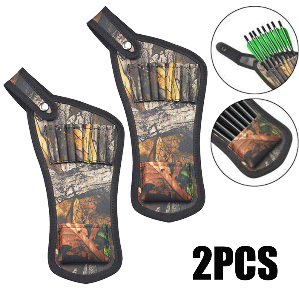 2x 8Holes Crossbow Arrow Quiver Bag Pouch Holder Waist Hip belt Portable Hunting