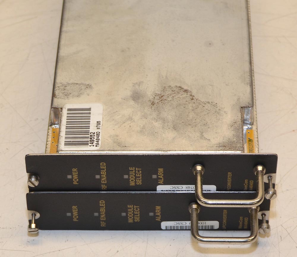 (2) WaveCom MA4040D Upconverter Modules