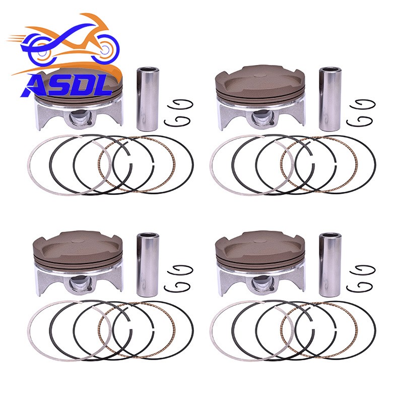 4X STD 67mm Piston Rings Pin Clips Kit For Honda CBR600RR A/AC F5 2003-2006
