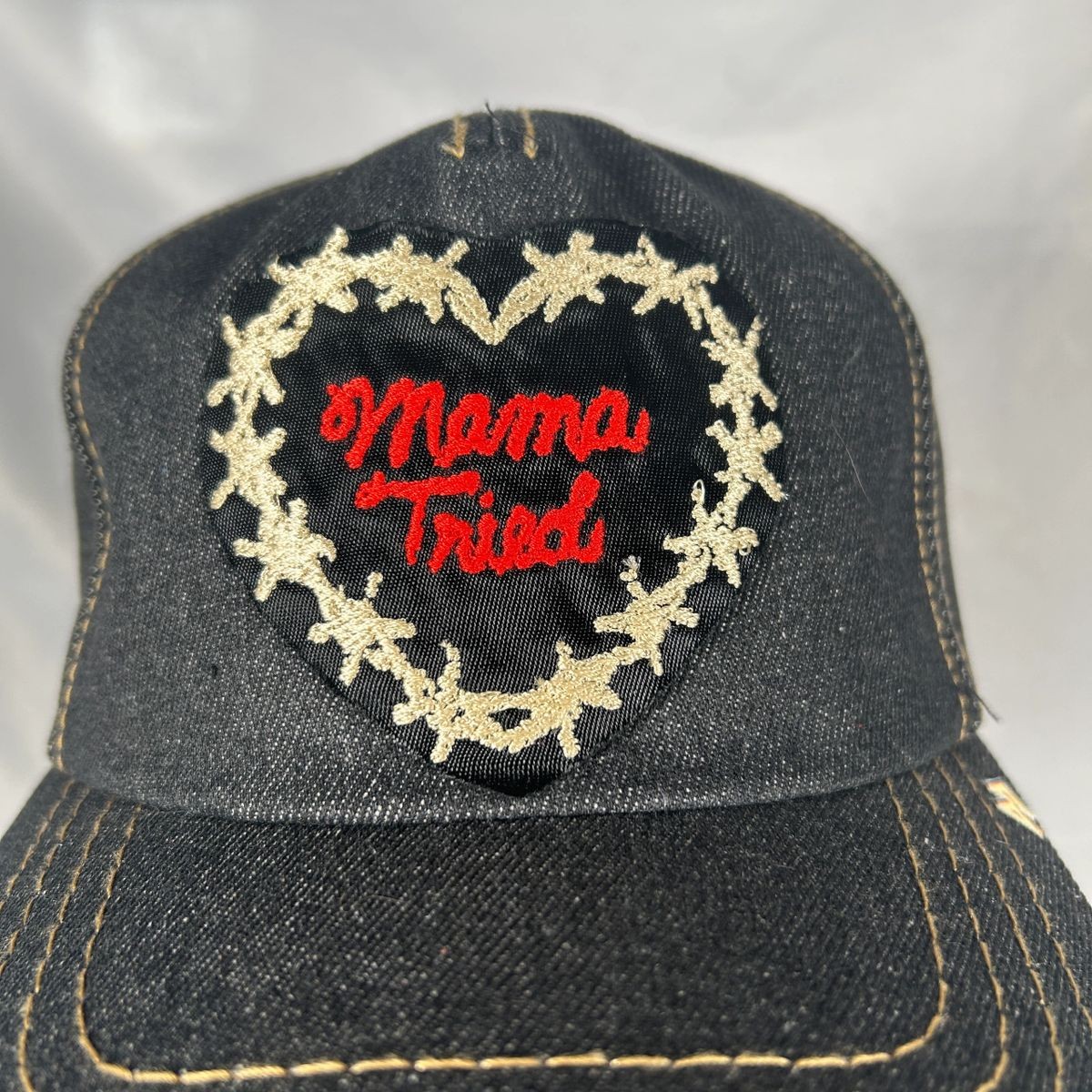 Grateful Dead "Mama Sewed" Unstructured Denim Hat