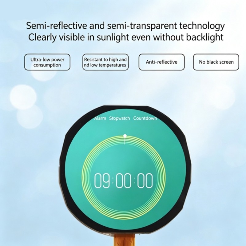 1.2inch Circular LCD Screen 240x240 Resolution Replacement For Smartwatch