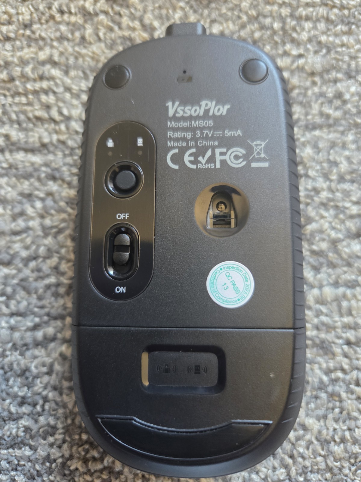 2.4G Wireless Mouse Model:MS05