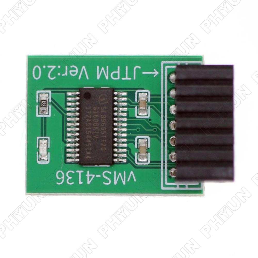 Support For 14 Pin LPC MS-4136 TPM 2.0 Version Trusted Platform Security Module