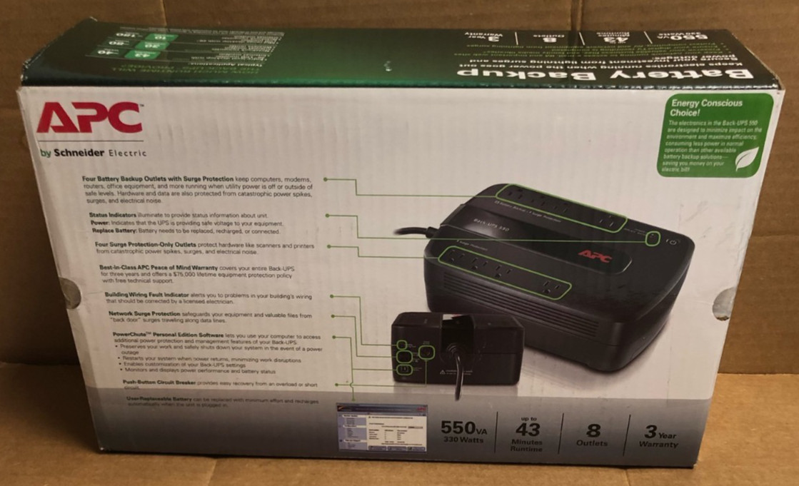 (OPEN BOX!) APC BE550G Battery Backup 🟦