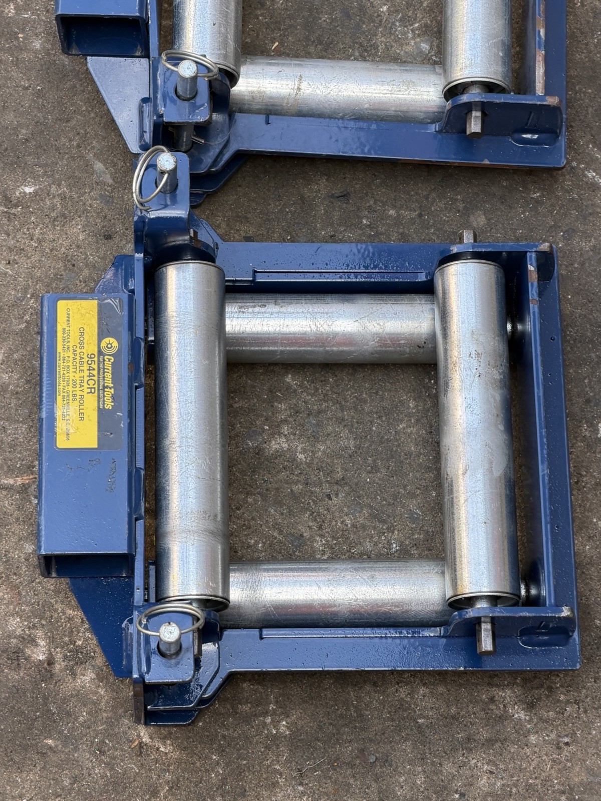Current Tools 9544CR Cross Cable Tray Roller Set Of 2