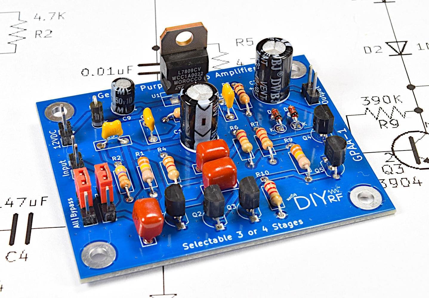 General Purpose Audio Amp / Discrete Components / Ham Radio