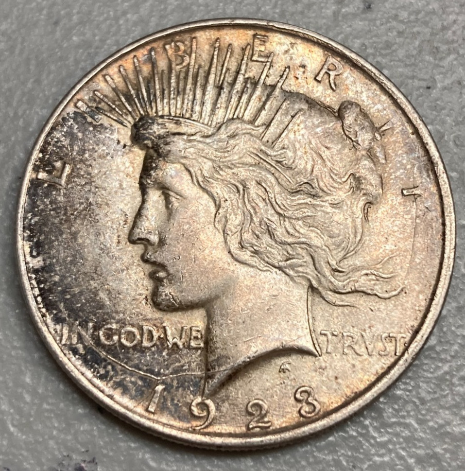 1923 D Peace Silver $1 #117