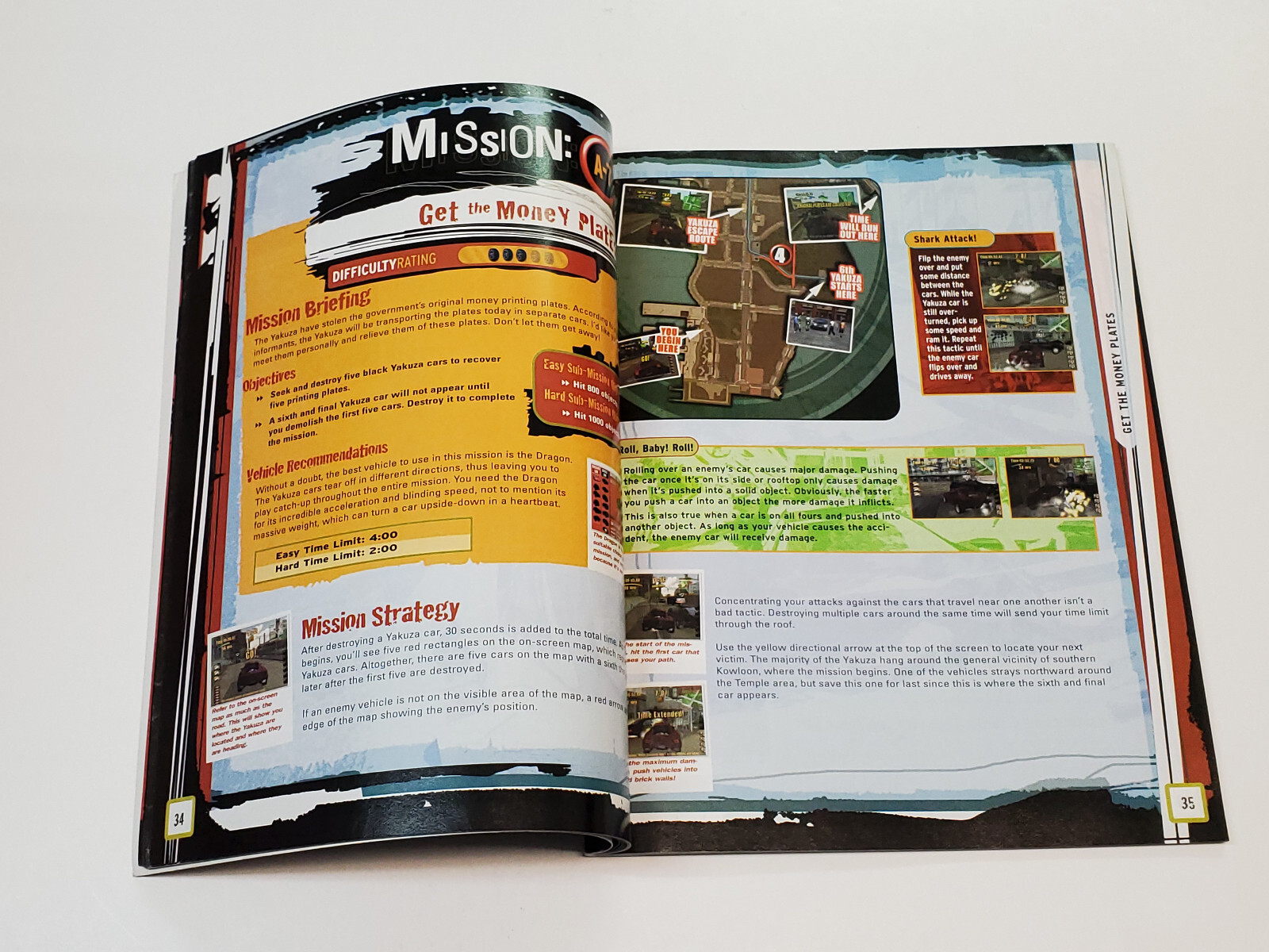 Wreckless Prima Strategy Guide Book *wear