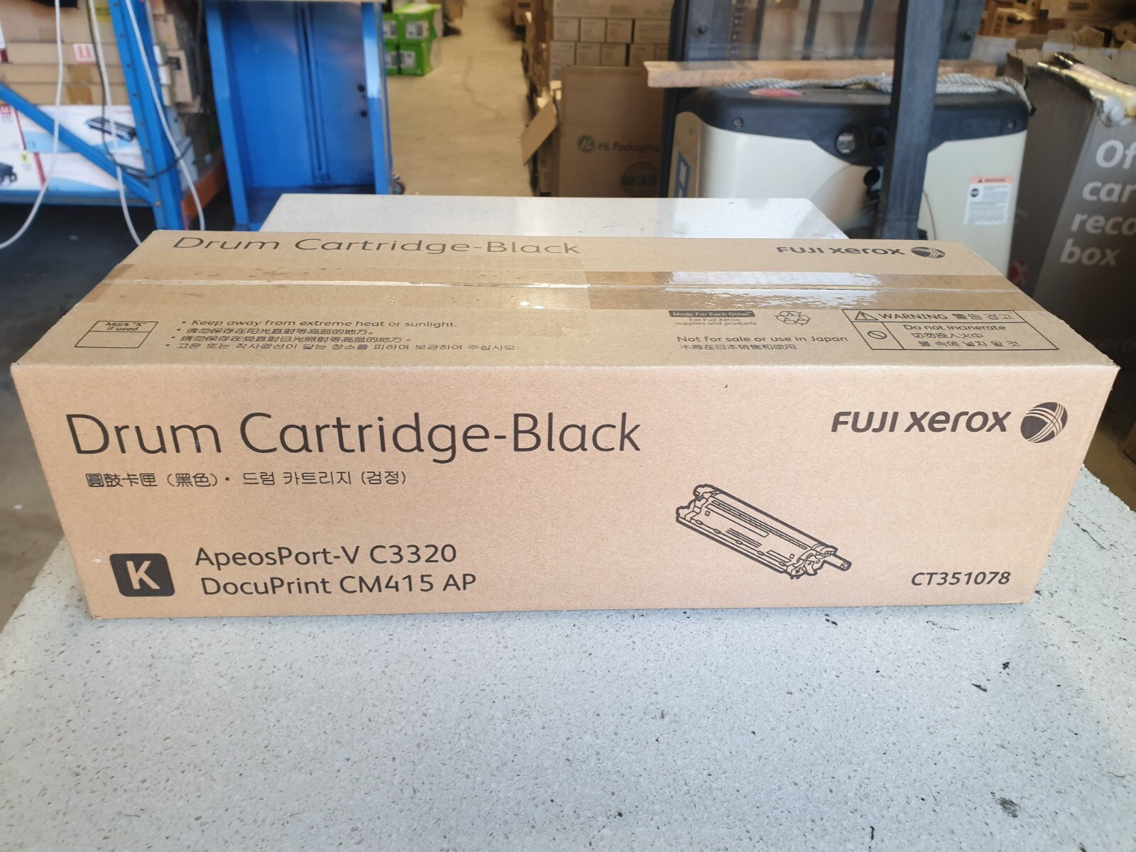 Genuine Xerox CT351078 Black Drum ApeosPort-V C3320 DocuPrint CM415ap (CT351066)