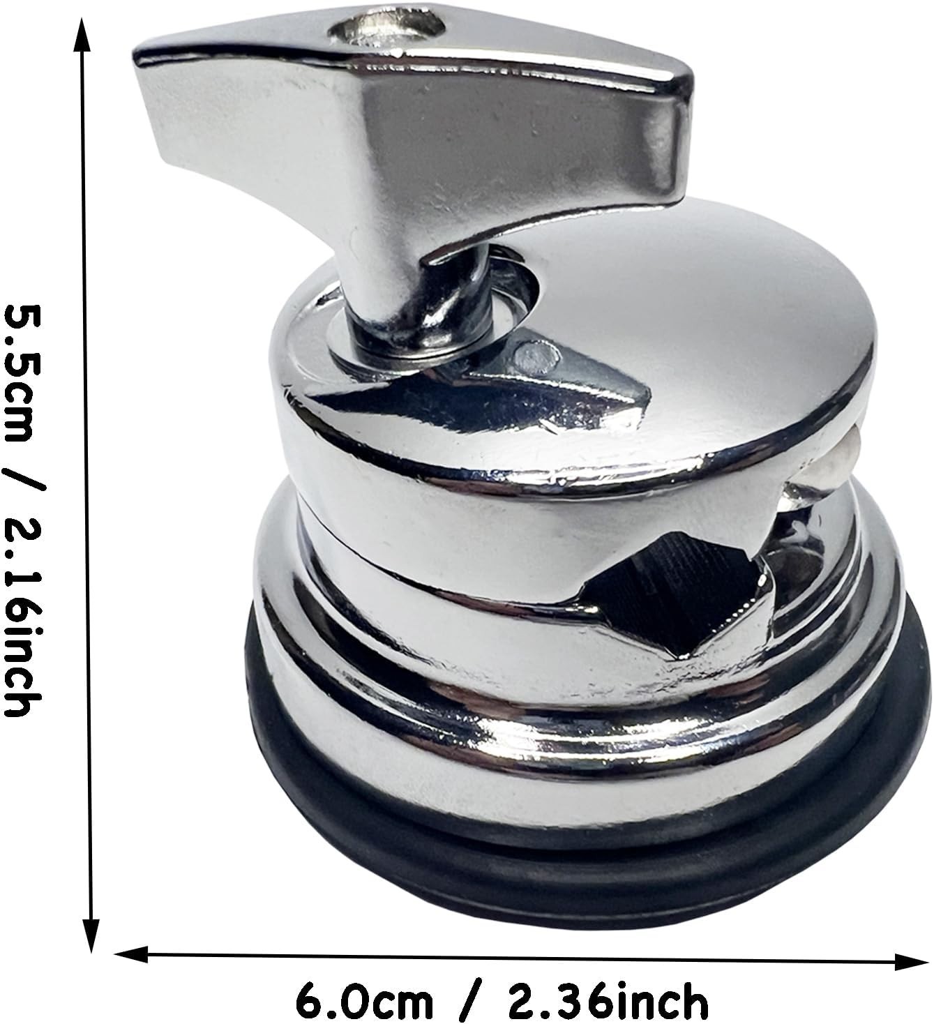 3pcs Floor Tom Drum Leg Bracket Mount, Drum Holder Base Plate Rack Clamp, Tom Dr