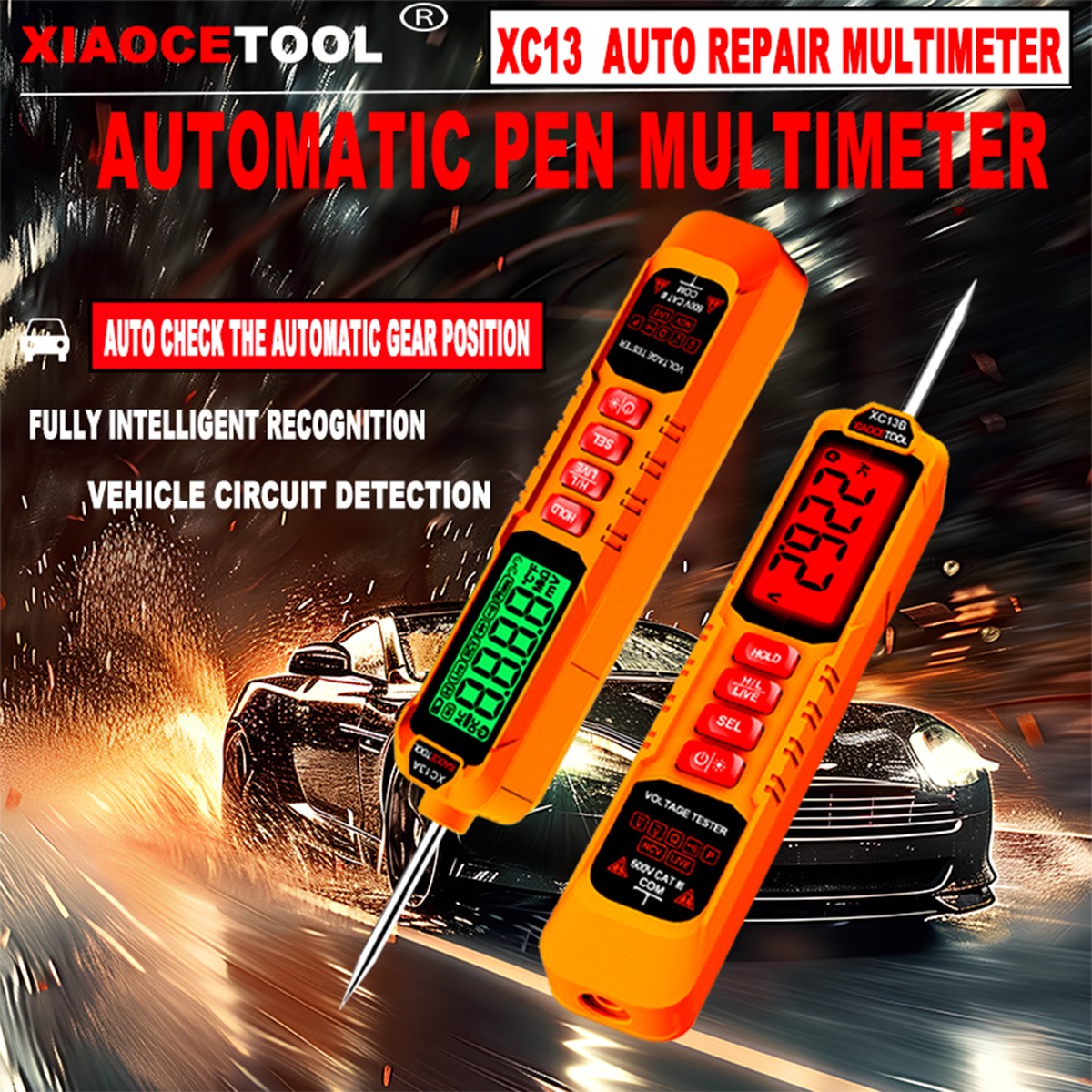 Digital Multimeter AC DC Voltmeter Ammeter Ohmmeter Volt Tester Meter