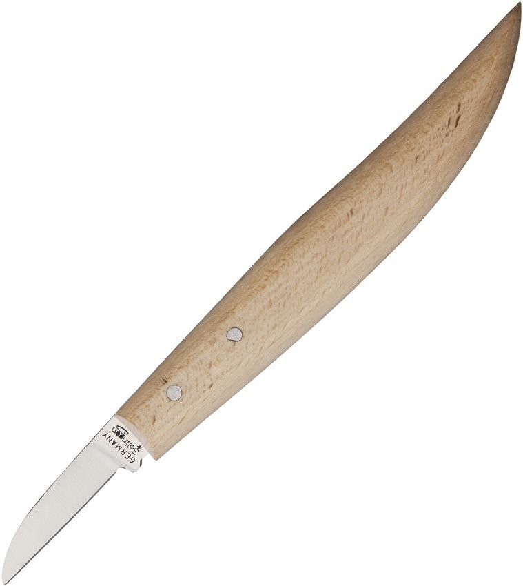 OTTER-Messer Scraping & Carving Fixed Knife 1.75" Carbon Steel Blade - 710 H