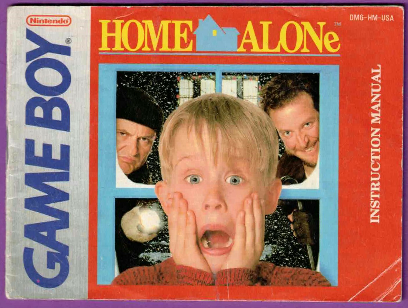 Home Alone (Nintendo Game Boy, 1991) Instruction Booklet ONLY