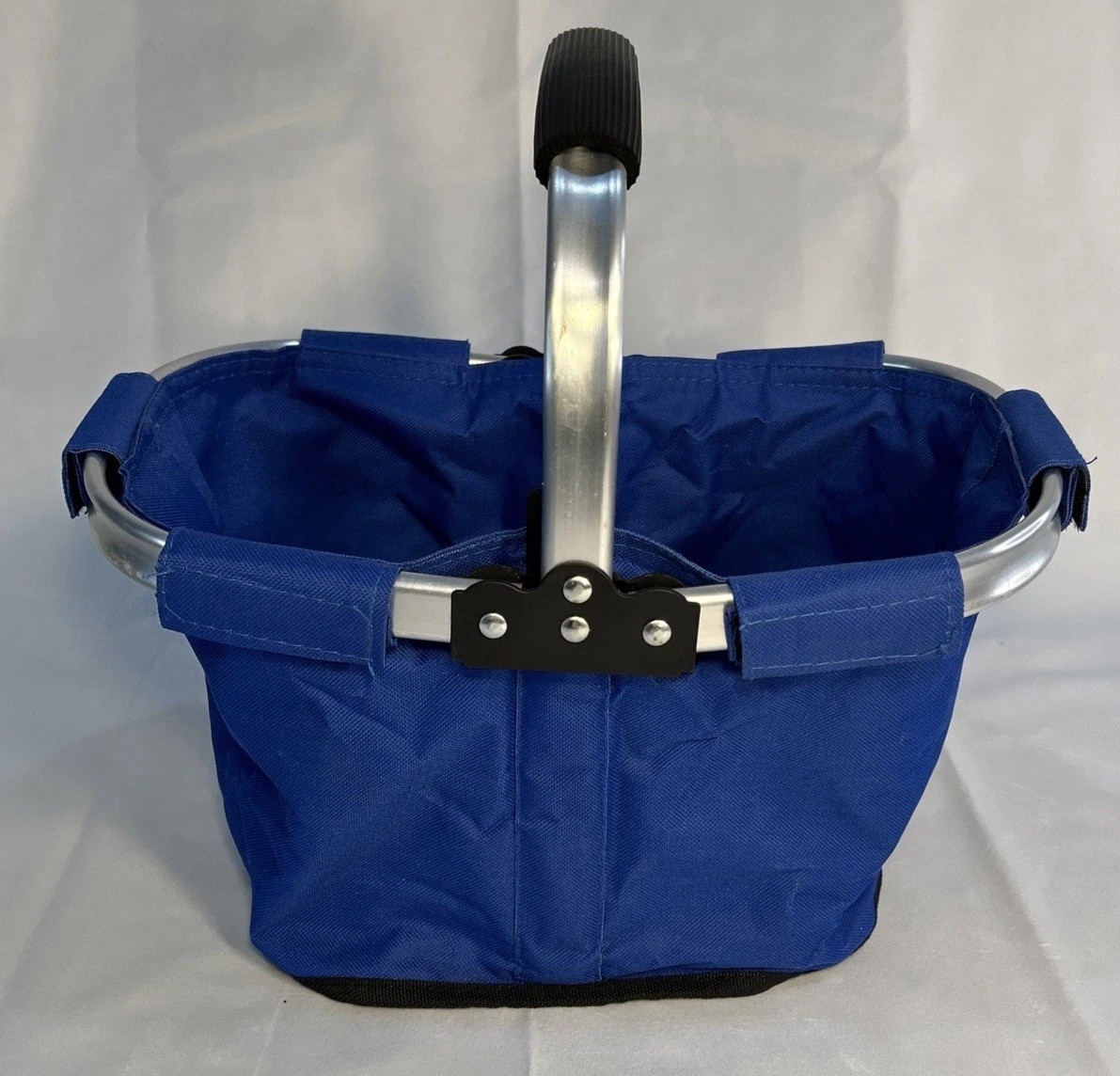 Folding Basket Tote Blue - Convenient To Store For Pop Up When Needed - Sturdy