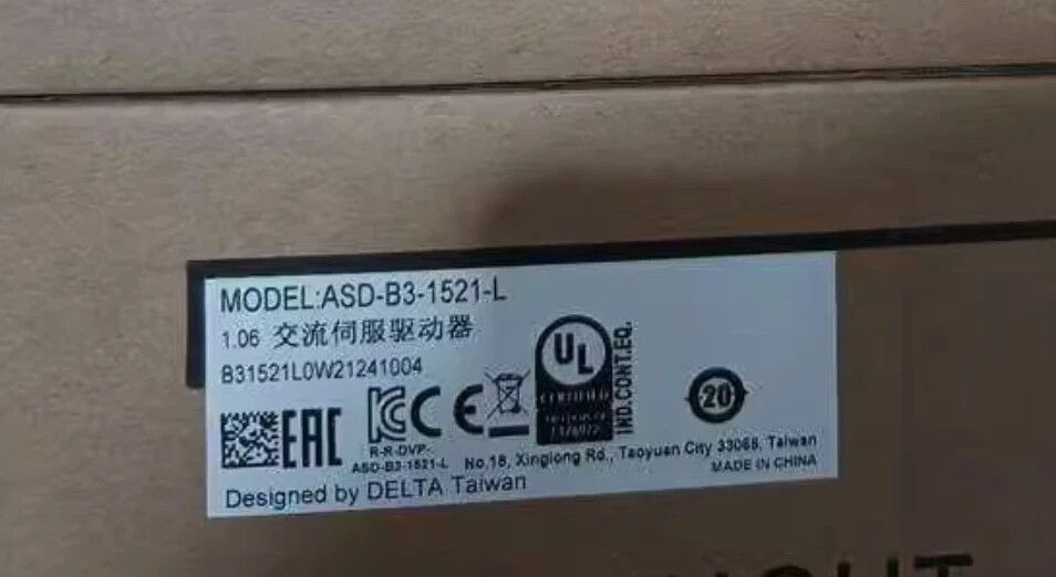 1PC New Delta ASD-B3-1521-L Servo Drive In Box