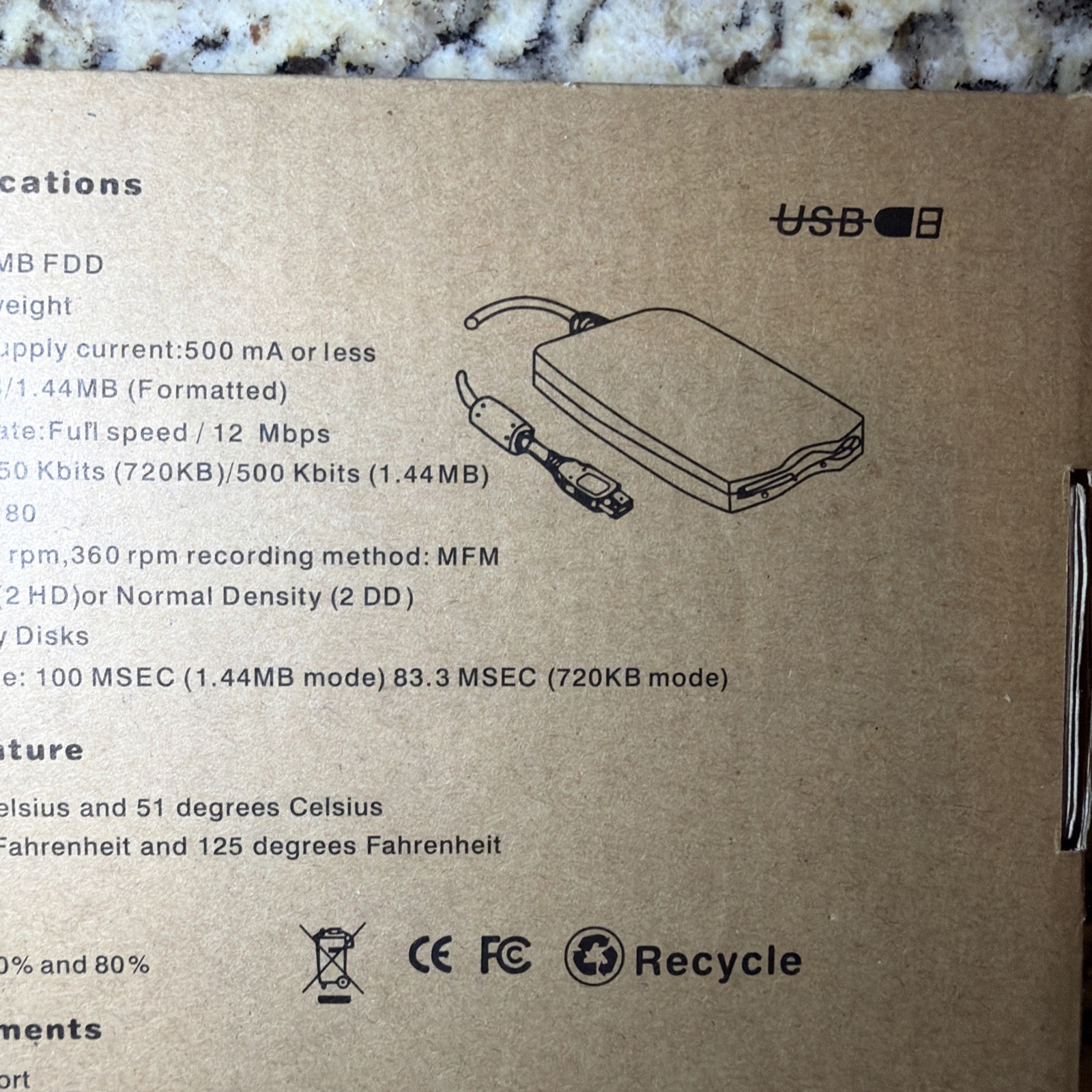 USB Portable Diskette drive