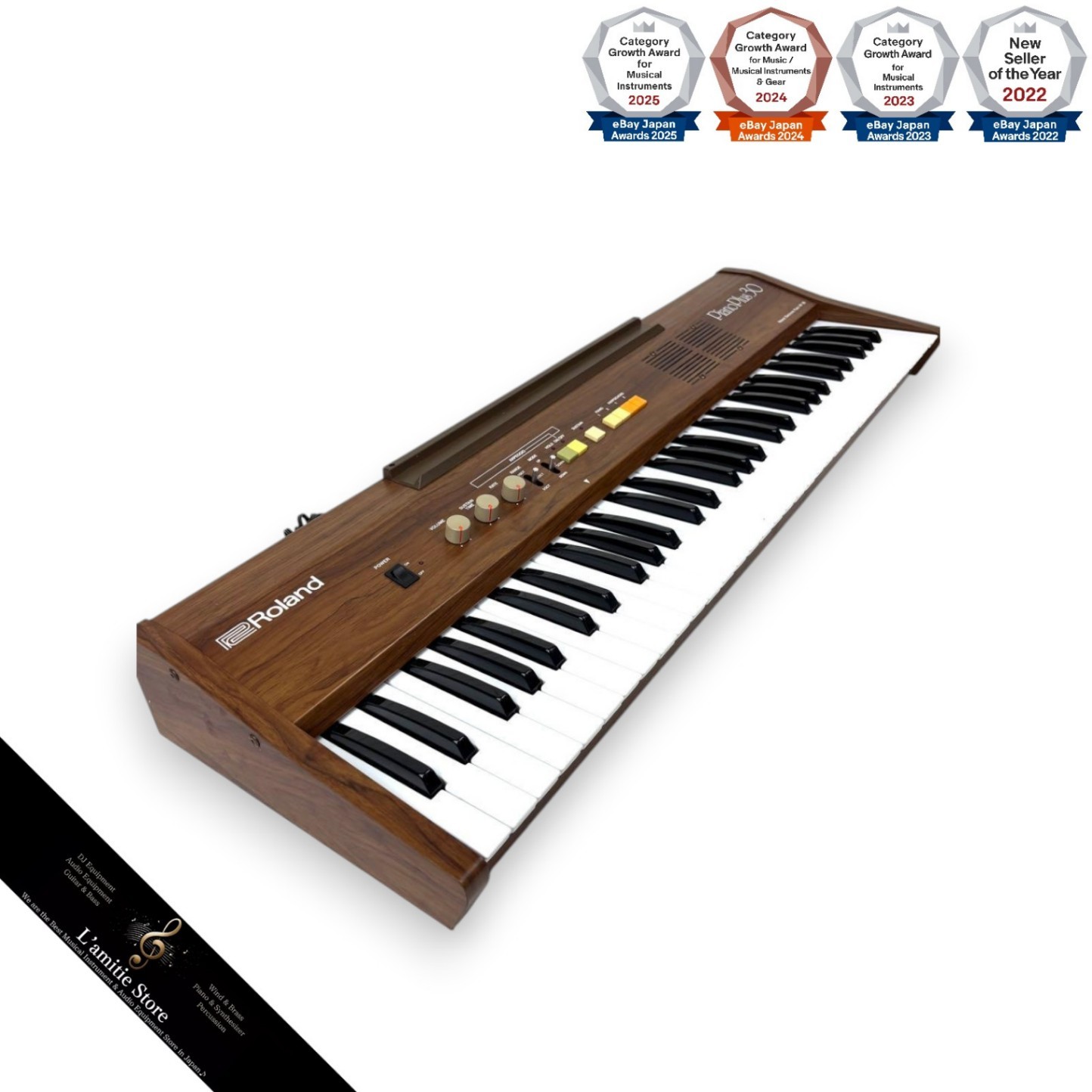 Roland HP30 Piano Plus 30 61Key Digital Piano Vintage Excellent Condition