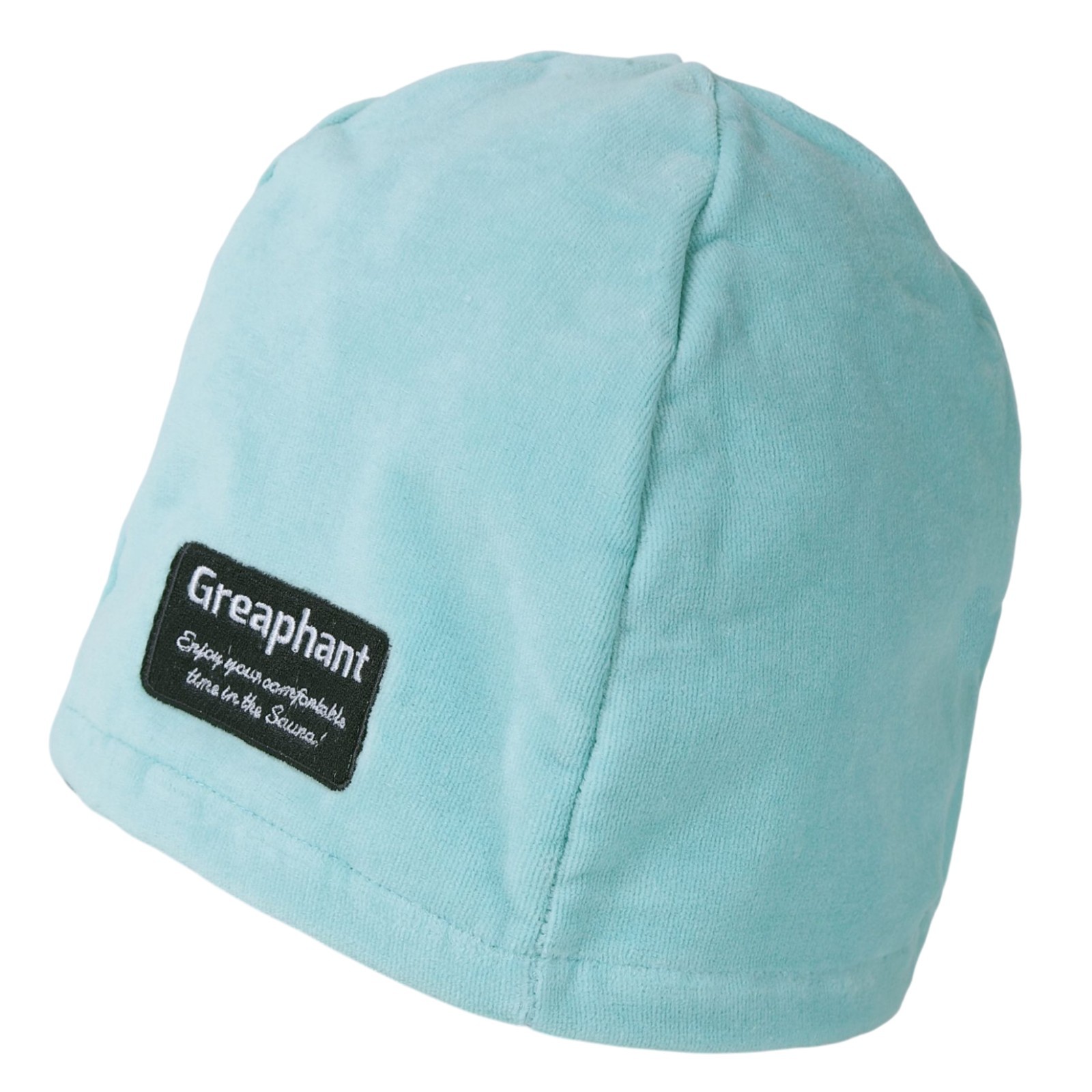 Sauna hat made of Imabari towel cotton100%  light  blue hat made in Japan