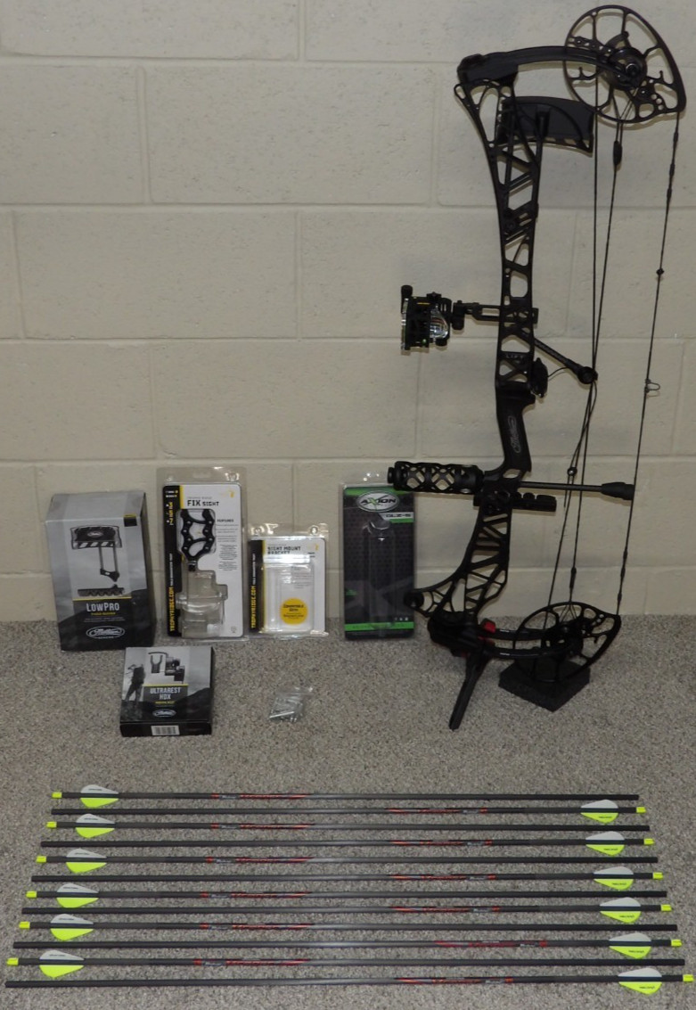 Loaded Mathews Lift 33 Bow Package - Black- Many lengths /Draw Weights Available