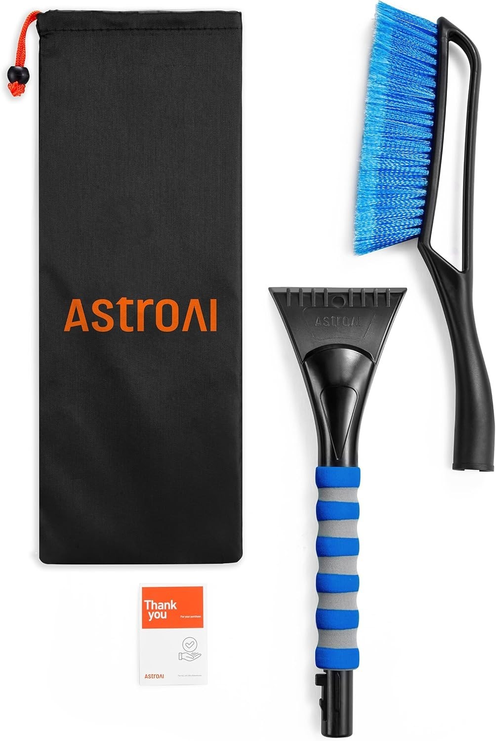 27" Snow Brush and Ice Scraper in Blue