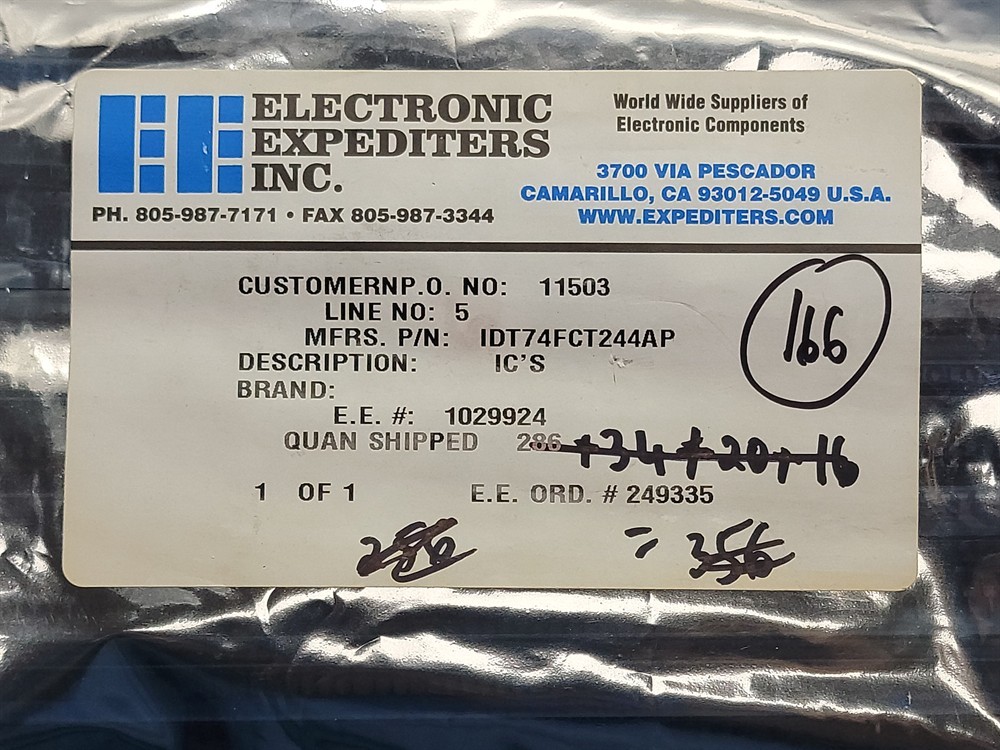 New (33pcs) IDT74FCT244AP IDT IC Logic