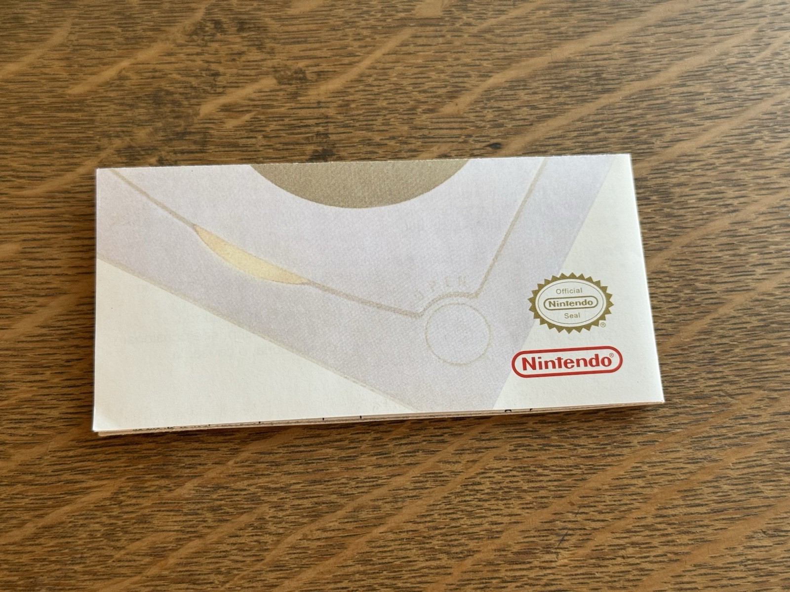 Gamecube Memory Card Pamphlet Nintendo