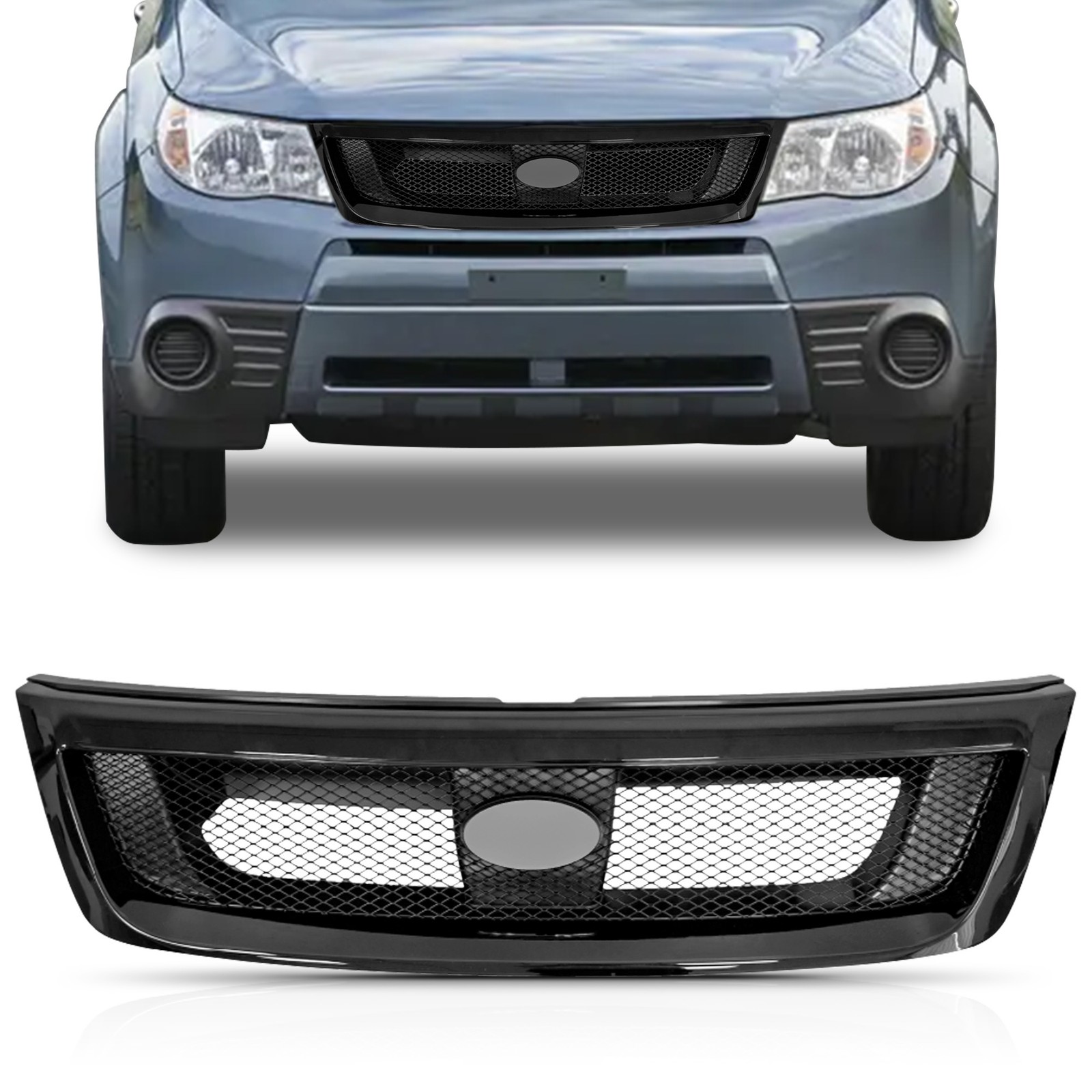 Brand New Front Bumper Grille Grill for subaru forester SH 2008-2012