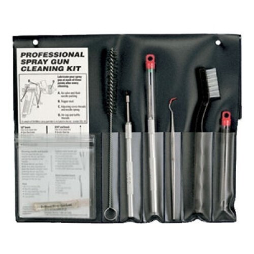 DeVilbiss 192212 Professional Spray Gun Cleaning Kit, Multi Brush Needle Set