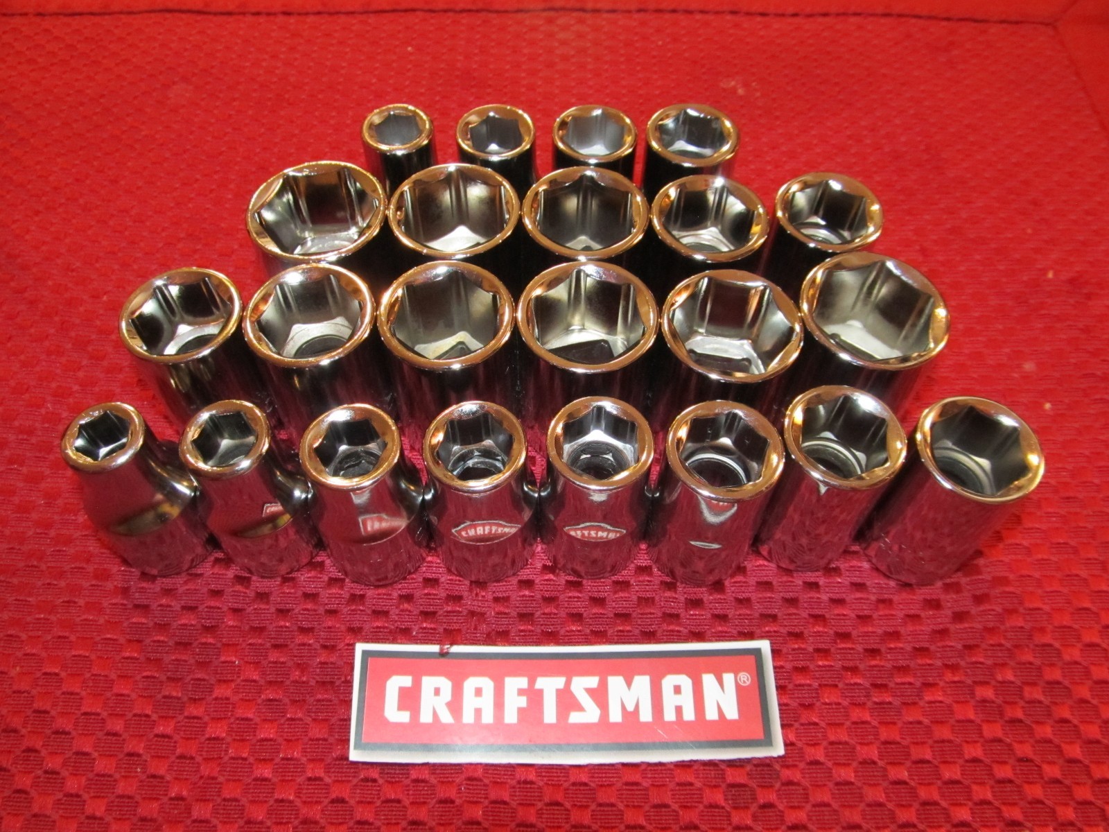 Craftsman - 1/2" Drive 6 Point Sockets - Metric and SAE - Choose Size - NEW