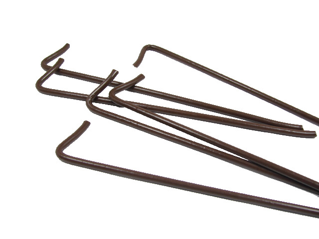 Brown Tie Wires - 9 Guage - For Chain Link Fence - 100 Count