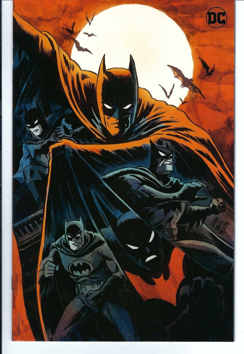 Legend Dark Knight#1 Shared Team Francesco Francavilla Exclusive Variant Cover