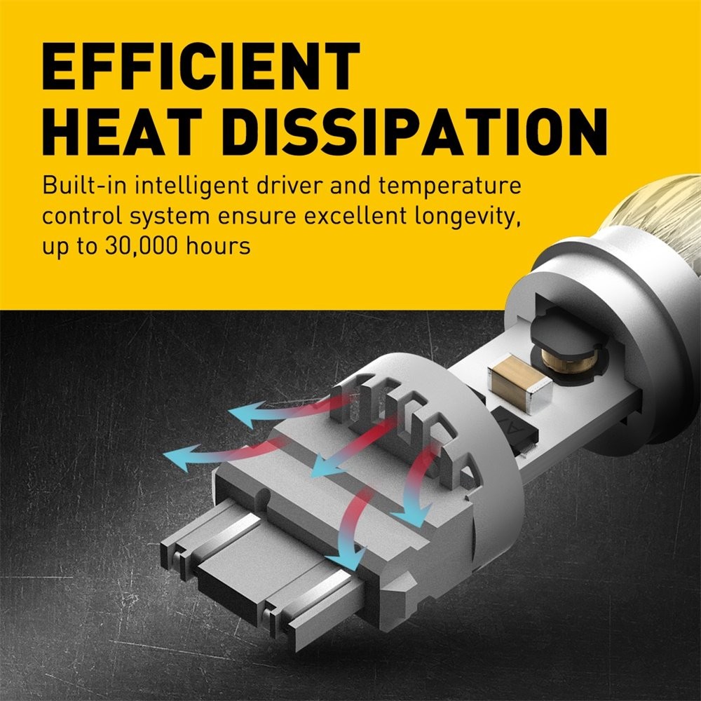 1-10Set AUXITO 3157 3156 LED White Reverse Backup Light Bulbs Canbus Error Free