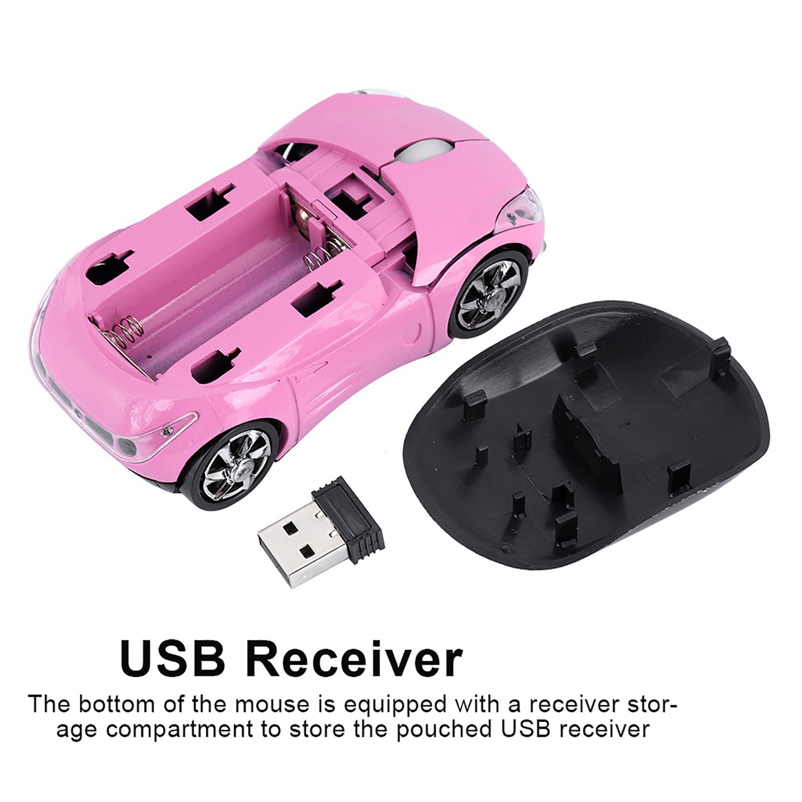 2.4G Wireless Mouse Optical Mouse 1600DPI For /ME/ PC/Tablet WT