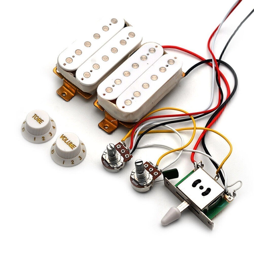 Prewired Loaded Strat Electric Guitar Pickups Set Wiring Harness 1VT Pickup