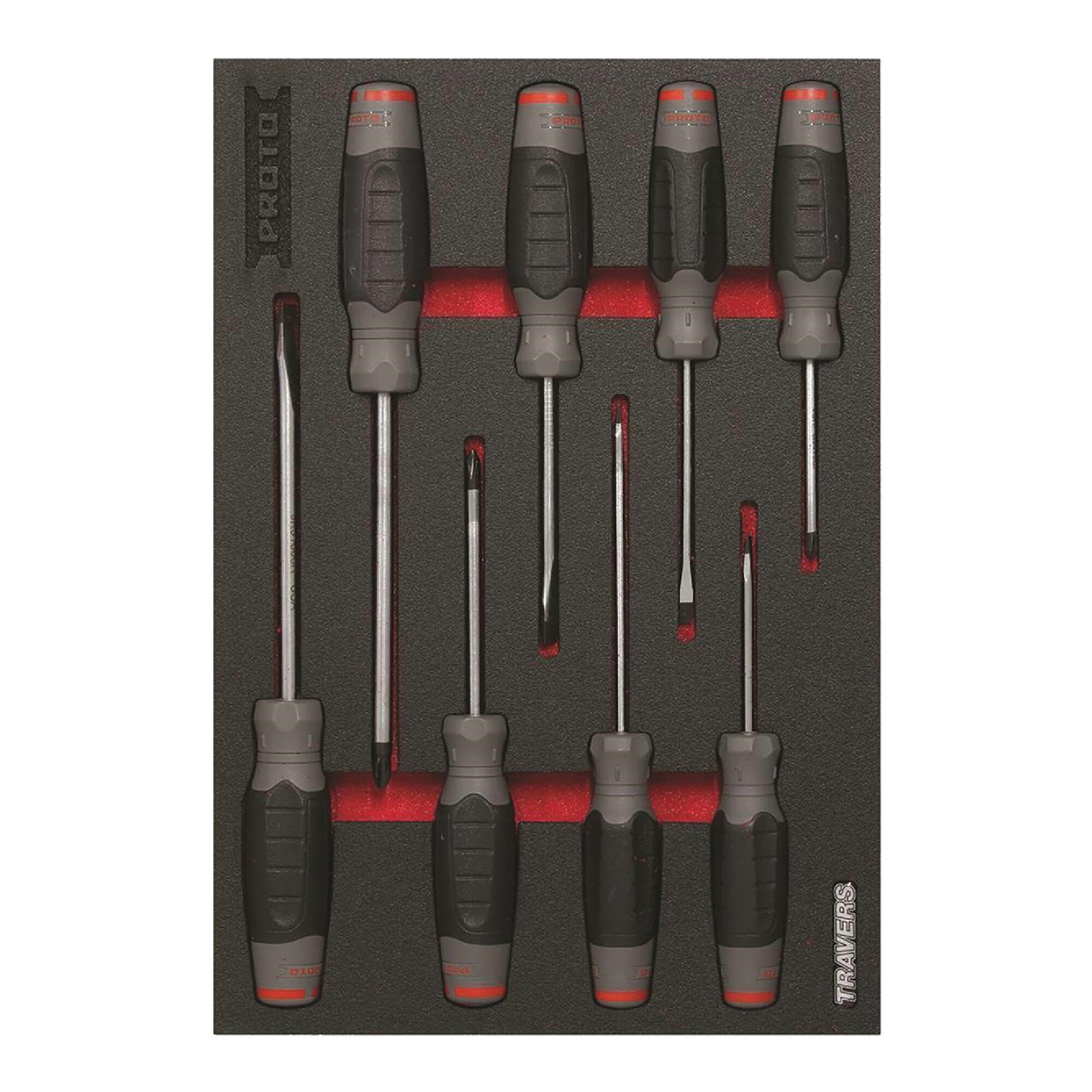 PROTO Phillips & Slotted Tip Type, 8 No. of Pieces in Set Screwdriver Style Set